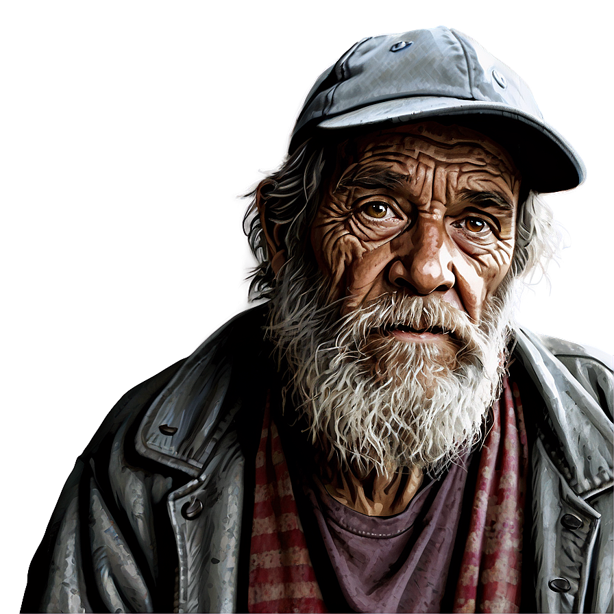 Homeless Hobo Artwork Png 33 PNG