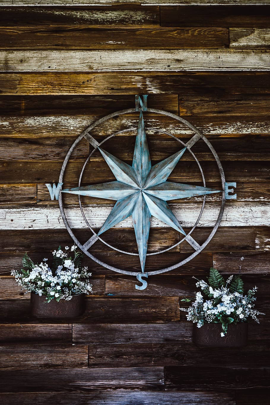 Homely Compass Wall Decor Wallpaper