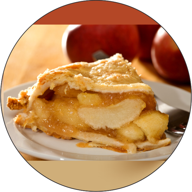 Homemade Apple Pie Slice PNG