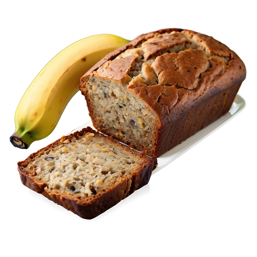 Homemade Banana Bread Png Whx68 PNG