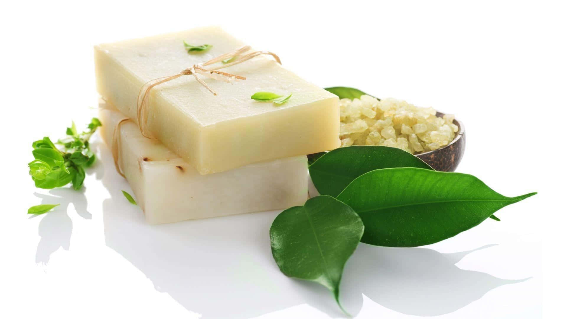 "Natural Homemade Herbal Soap: Eco-friendly, Skin Nourishing Experience" Wallpaper