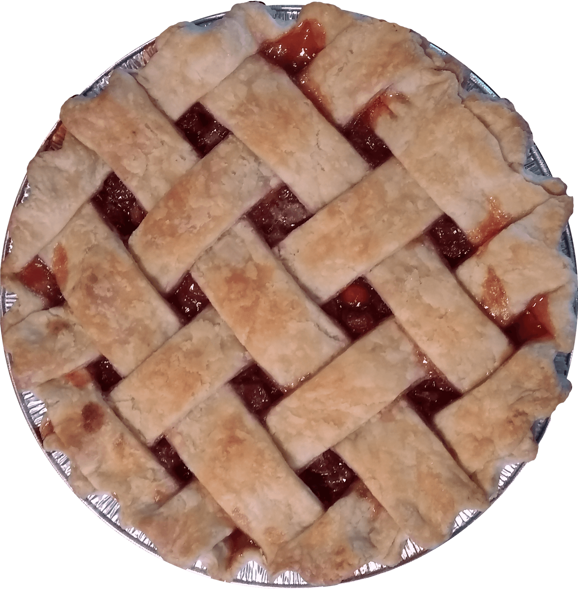 Homemade Lattice Crust Pie PNG