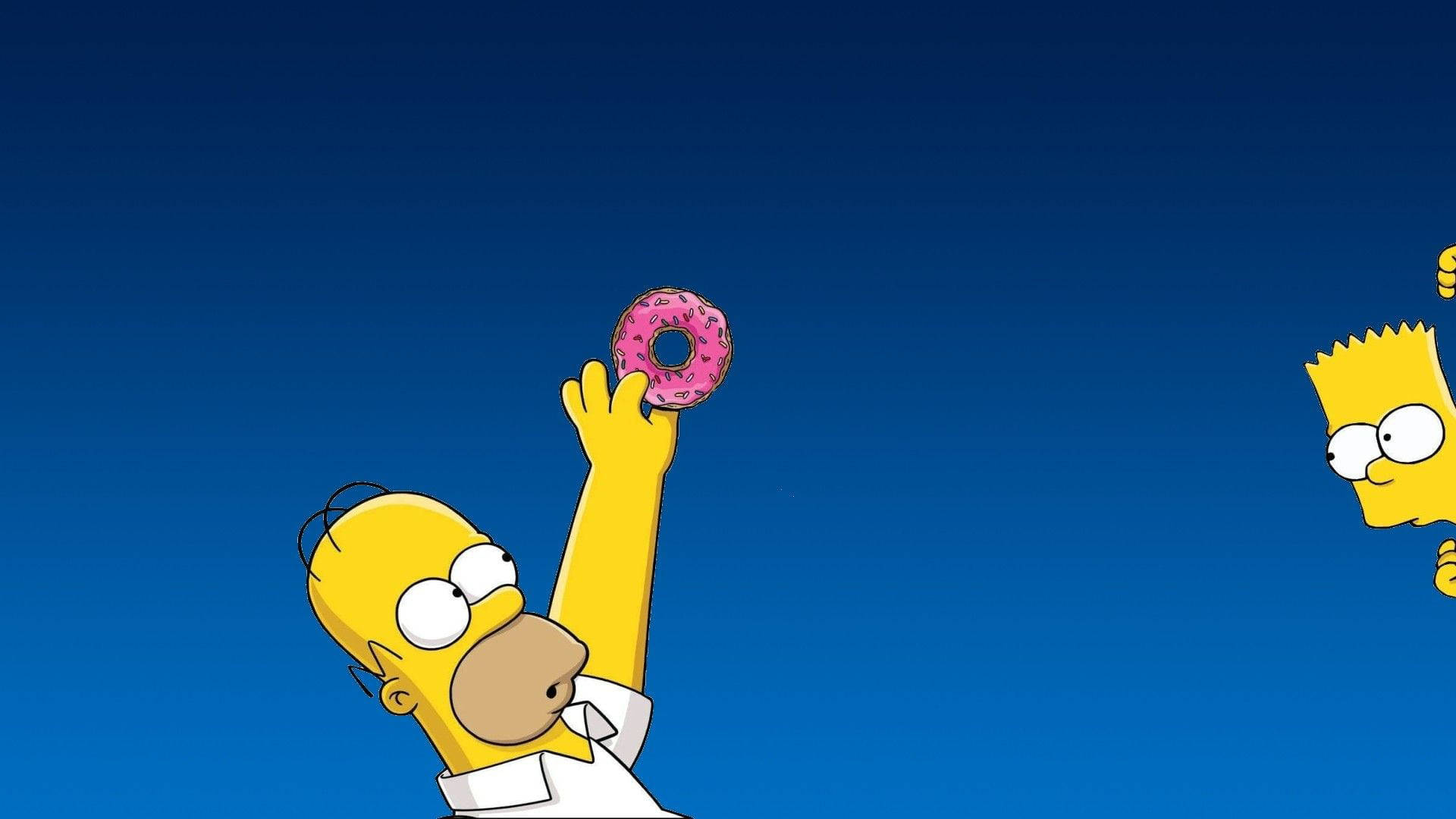 Homer And Bart From The Simpsons Movie Wallpaper