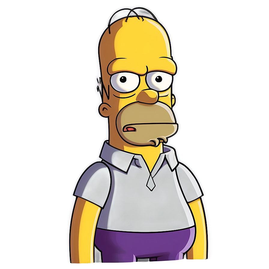 Download Homer Simpson Animated Series Icon Png 05212024 | Wallpapers.com