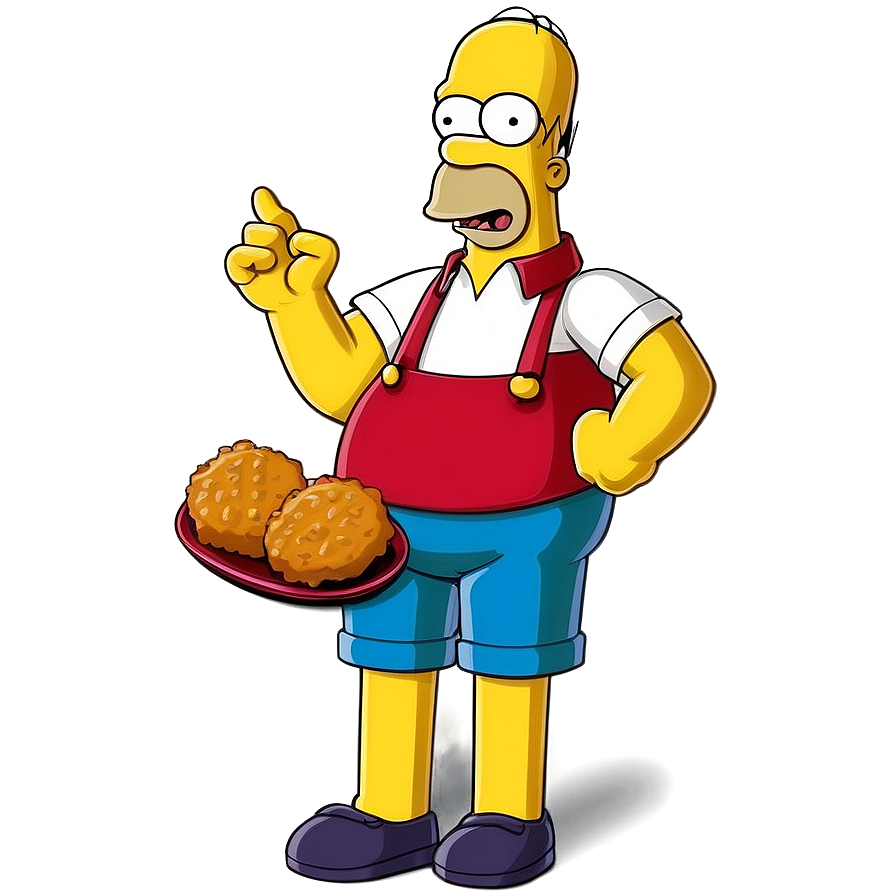 Download Homer Simpson Barbecue King Png 29 | Wallpapers.com