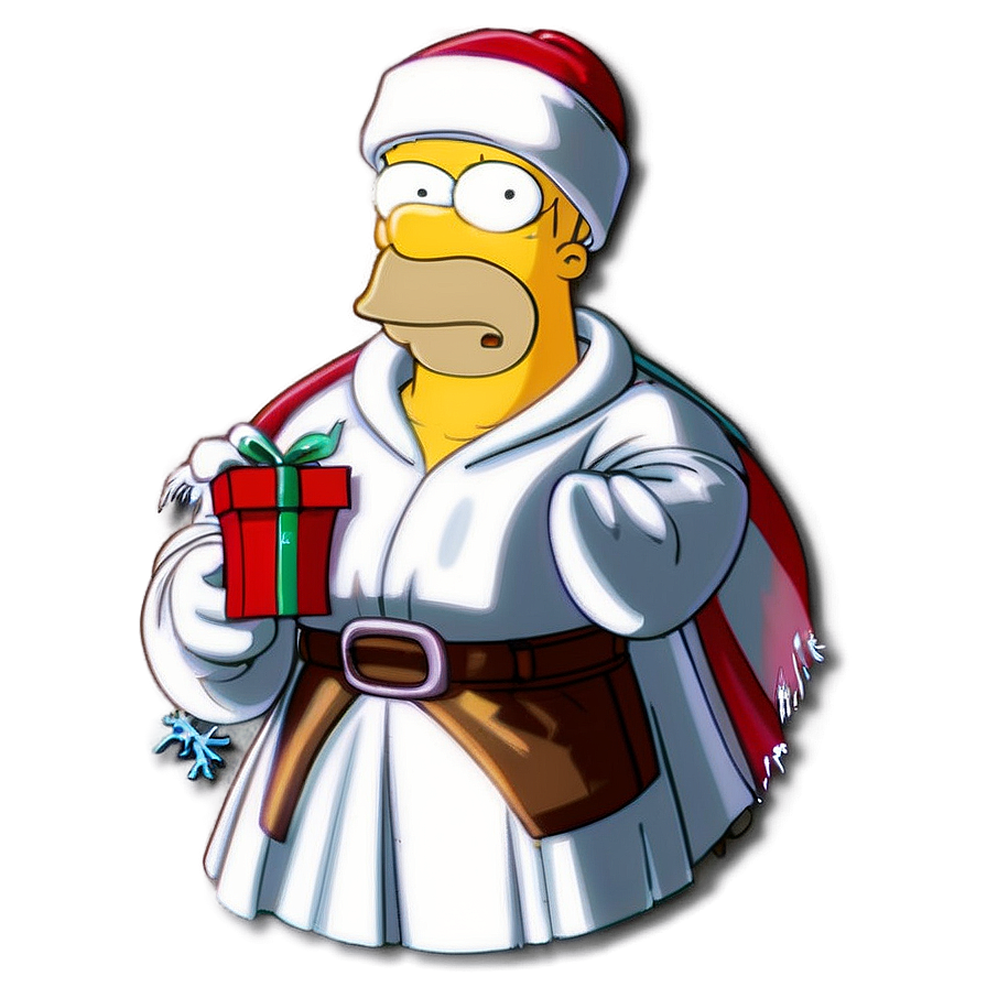 Download Homer Simpson Christmas Cheer Png 21