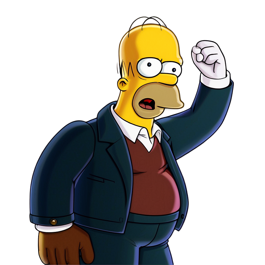 Download Homer Simpson Classic Shout Png 64 