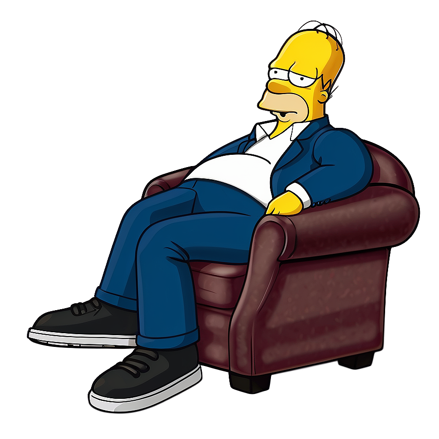 Homer Simpson Couch Potato Png Txl PNG