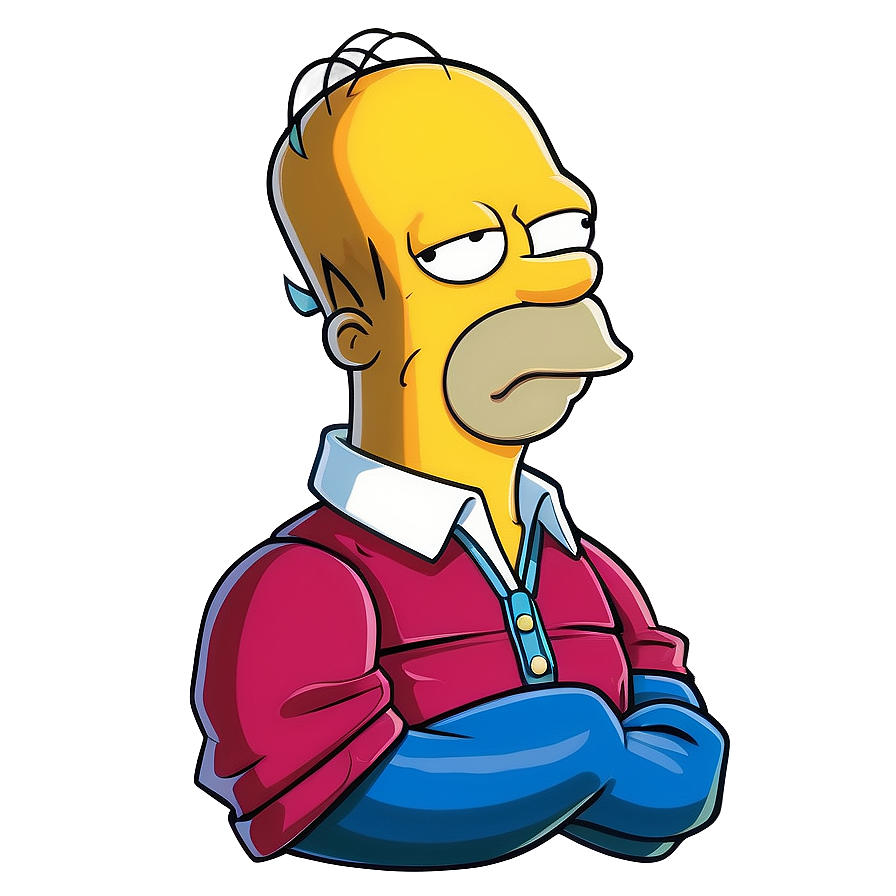 Homer Simpson Deep Thoughts Png Kuv92 PNG