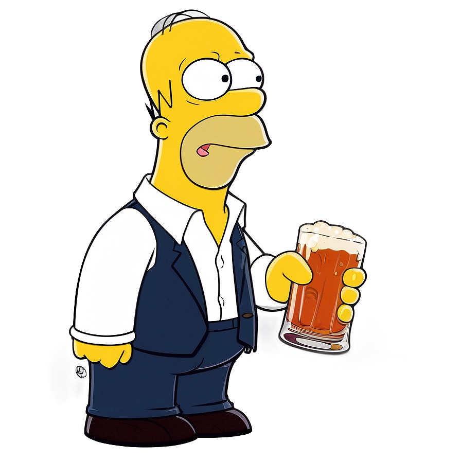 Download Homer Simpson Duff Beer Png 96 | Wallpapers.com