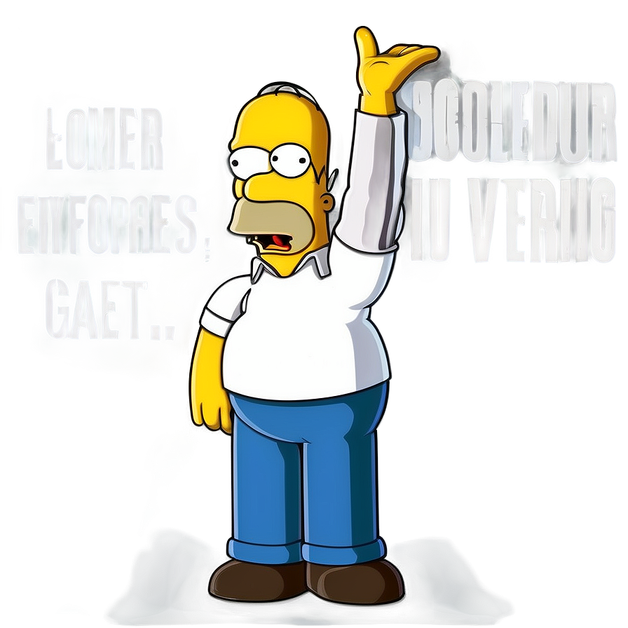 Homer Simpson Famous Quote Png 63 PNG