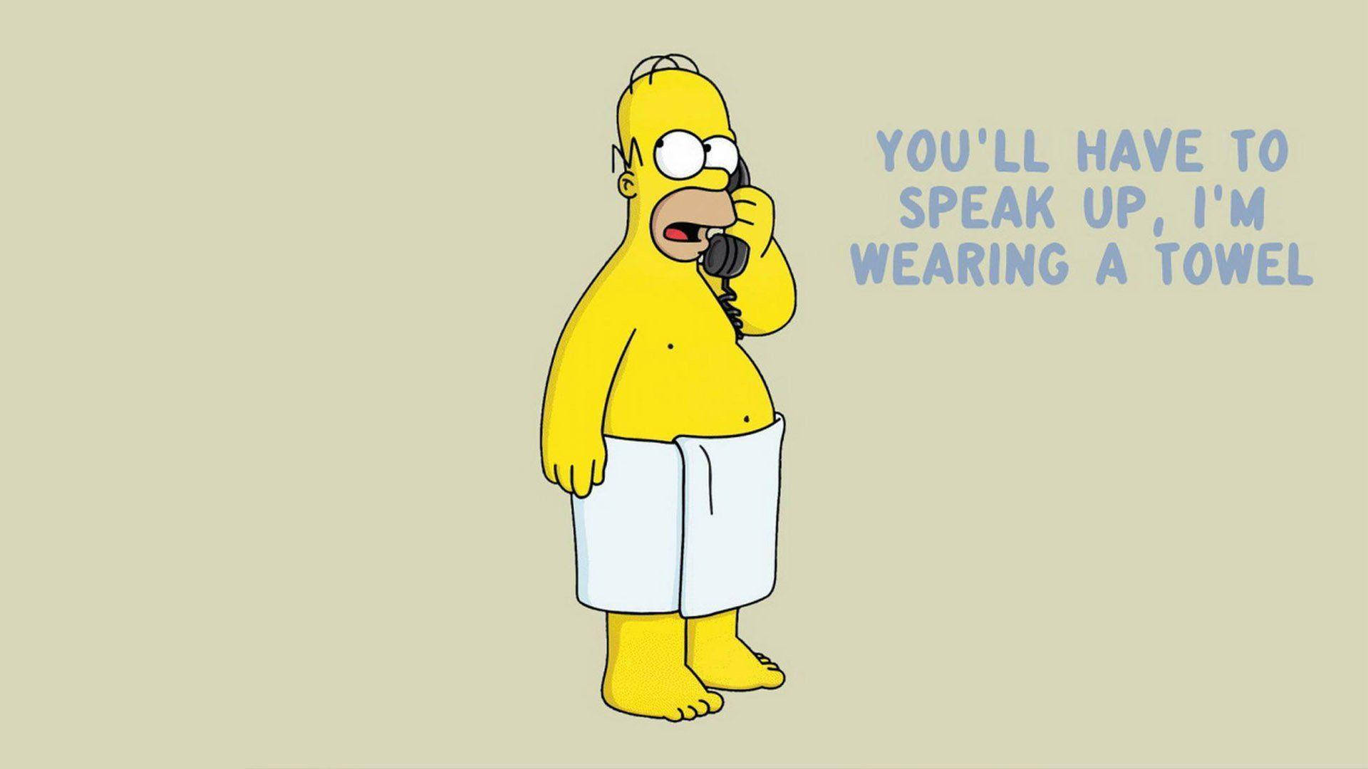 "The Funny Side of Homer Simpson!" Wallpaper