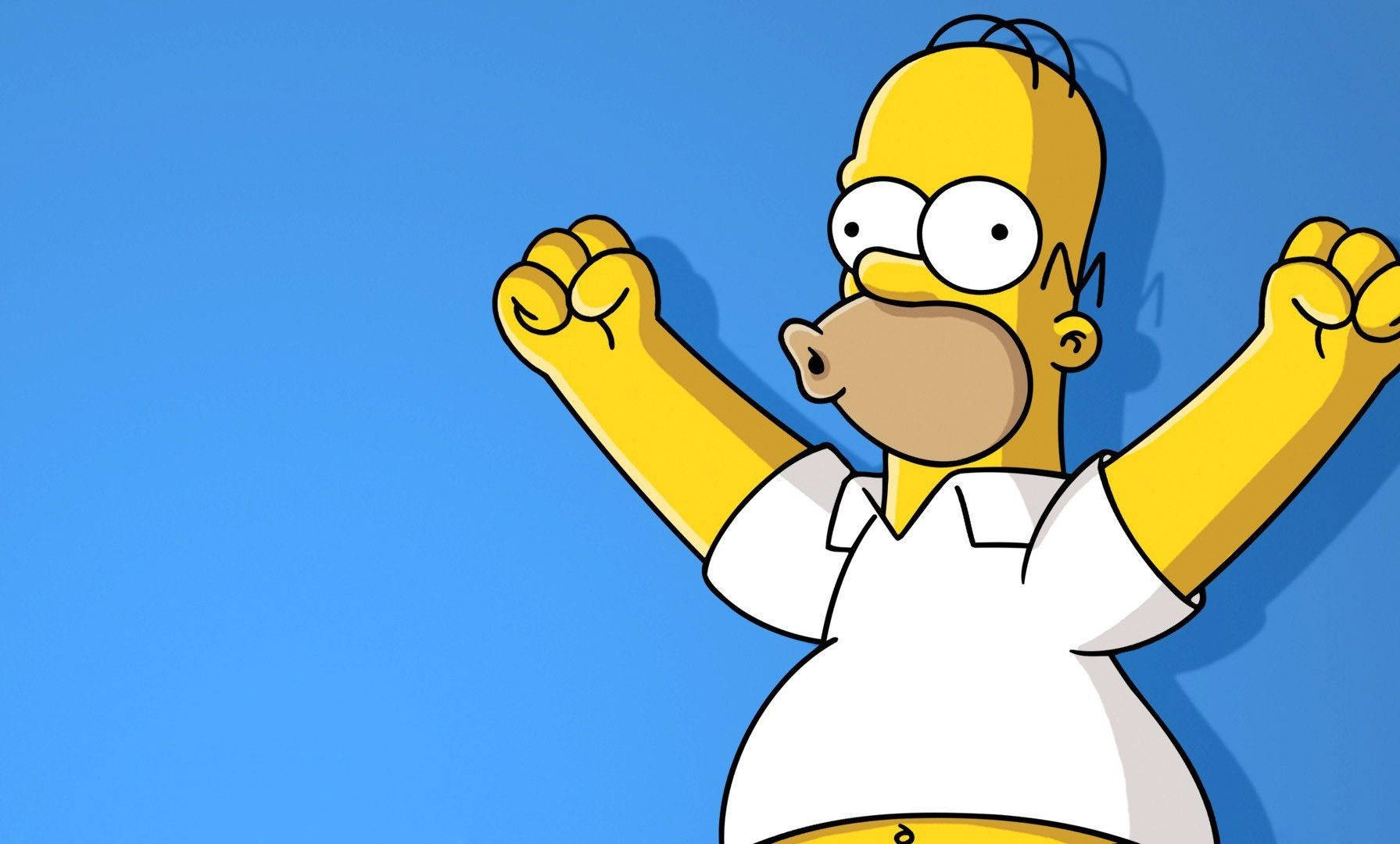 "Homer Simpson making a funny face" Wallpaper