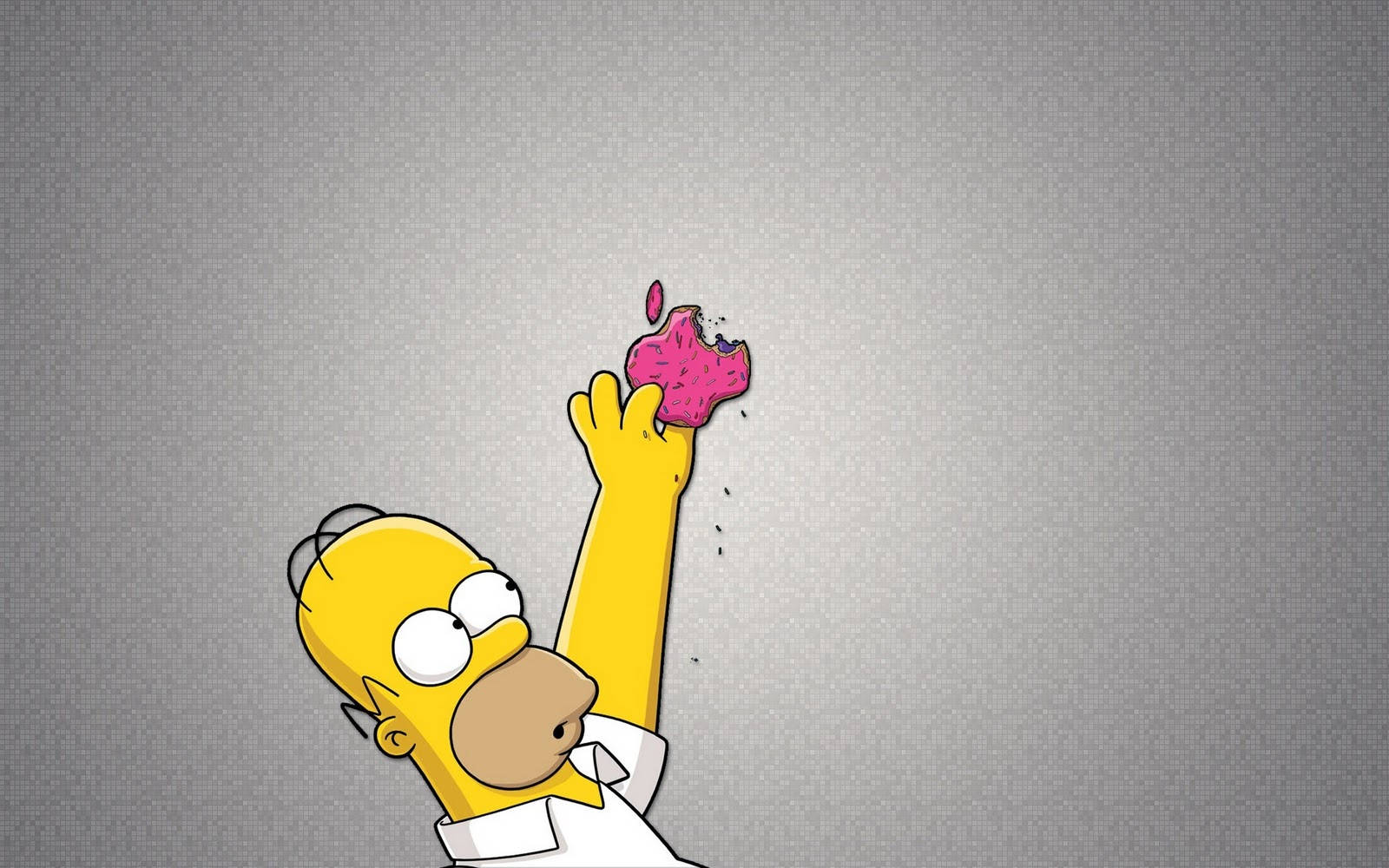 Homer Simpson gør et sjovt ansigt Wallpaper