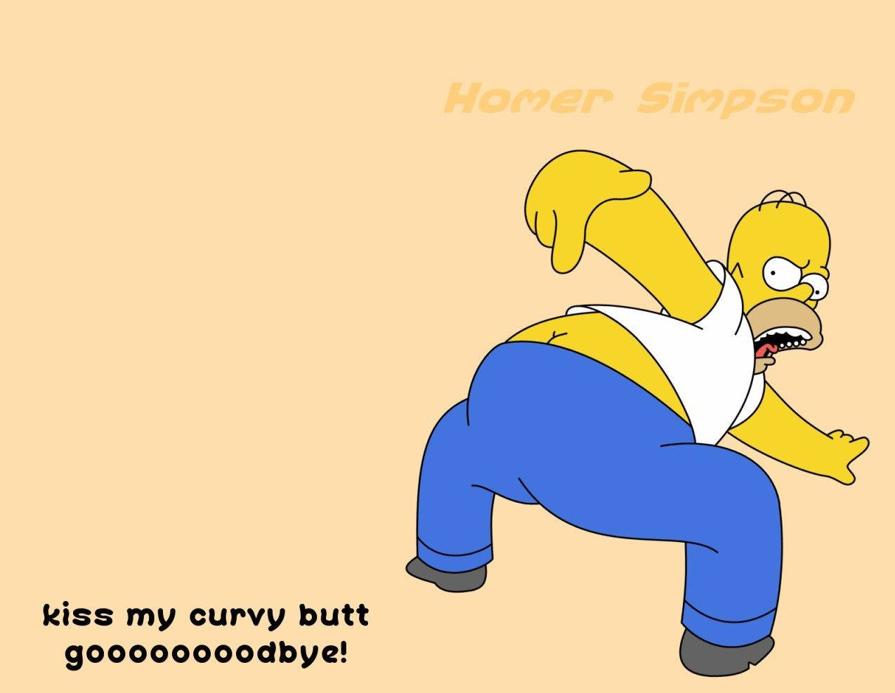 L'espressionesciocca Di Homer Simpson. Sfondo