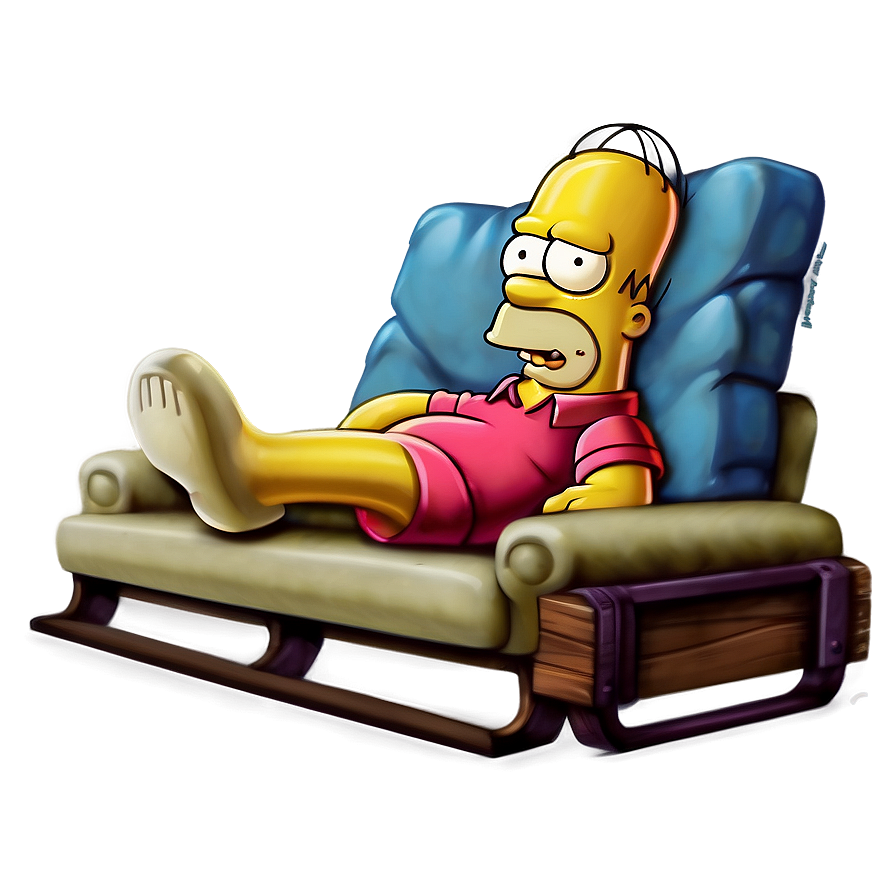 Homer Simpson Lazy Sunday Png 44 PNG