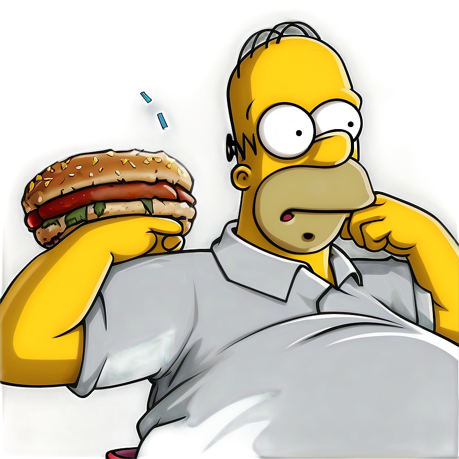 Download Homer Simpson Lazy Sunday Png Ijj | Wallpapers.com