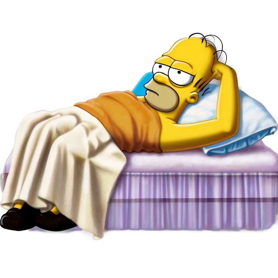 Homer Simpson Lazy Sunday Png Jim74 PNG