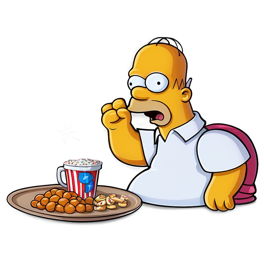Homer Simpson Movie Night Png Adc PNG