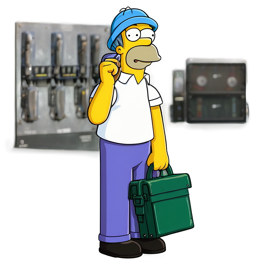 Homer Simpson Springfield Resident Png Utp25 PNG