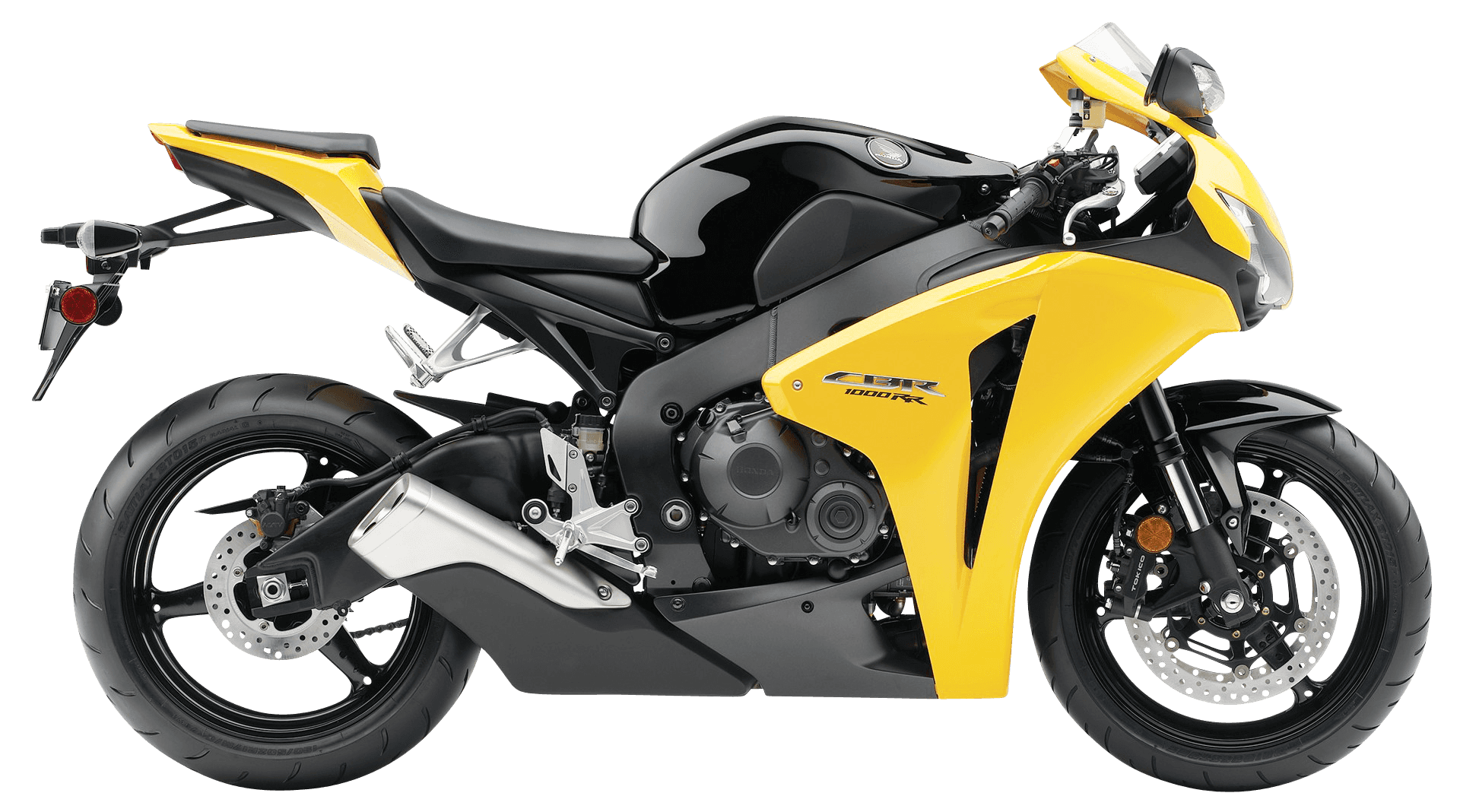 Honda C B R1000 R R Yellowand Black Sportbike PNG