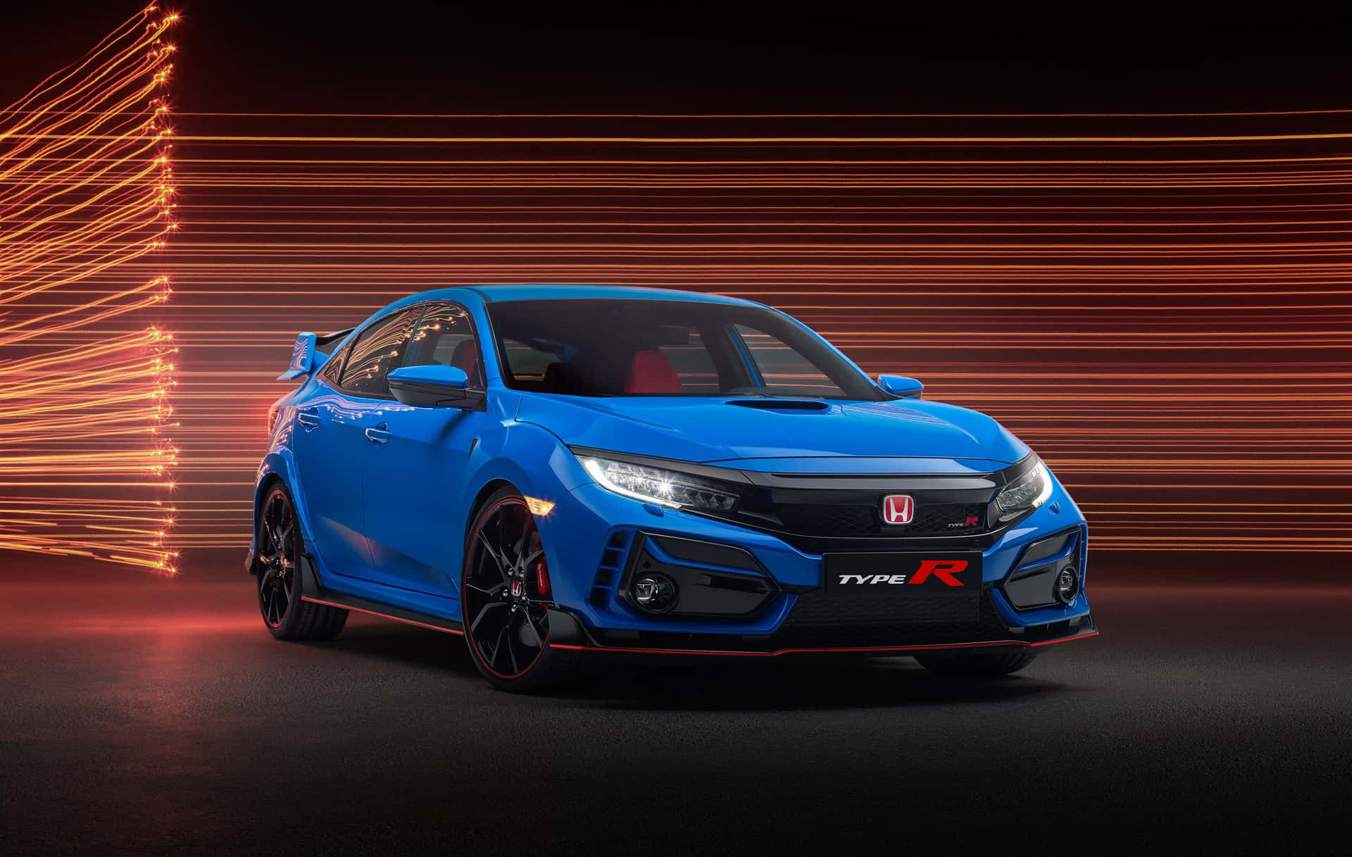 Get a taste of racecar performance with the Honda Civic Type R Wallpaper