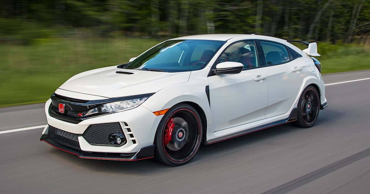 Experience the Thrill of the Honda Civic Type R Wallpaper