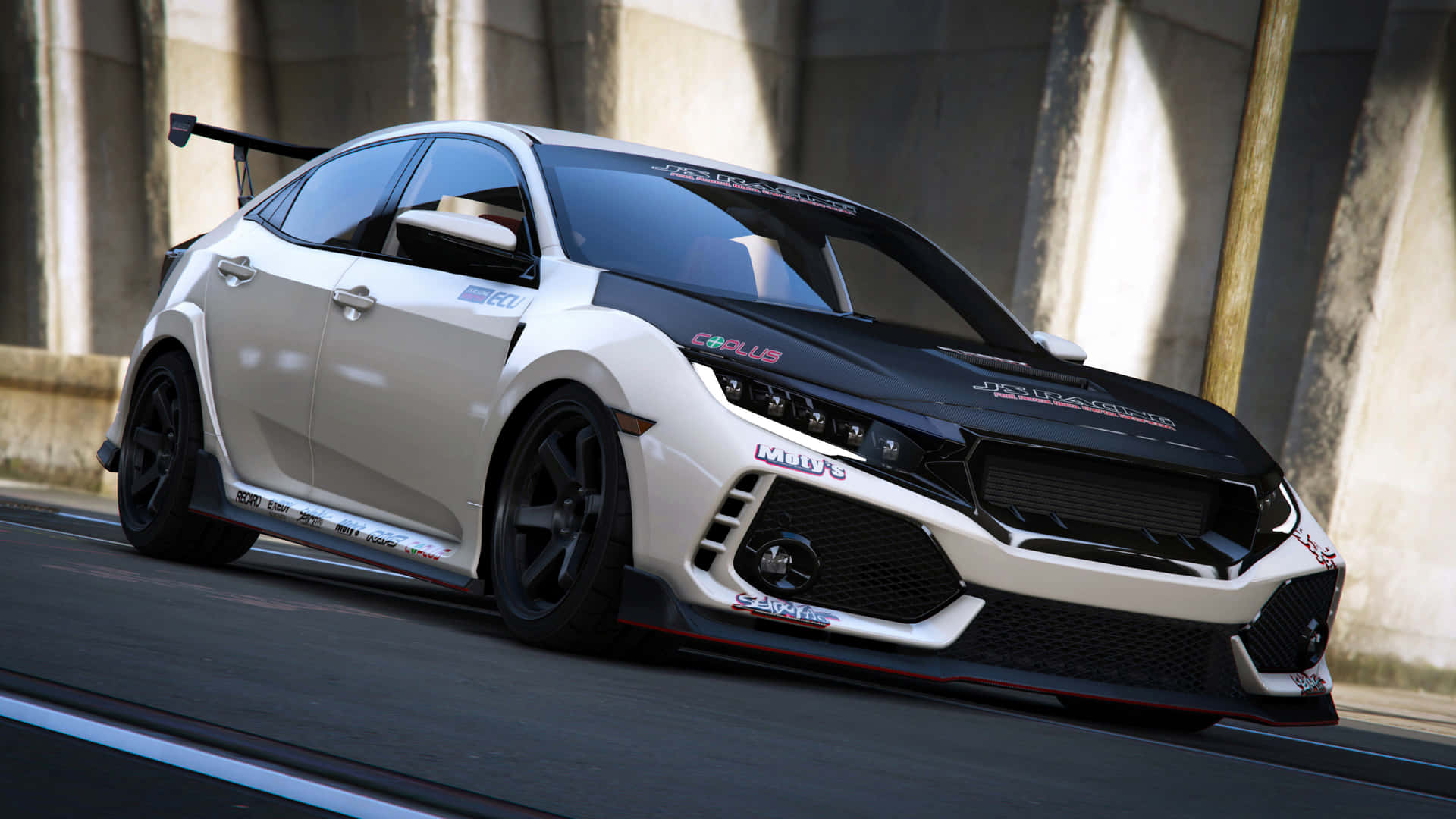 "A Sports Car to Conquer the Streets - The Honda Civic Type R" Wallpaper