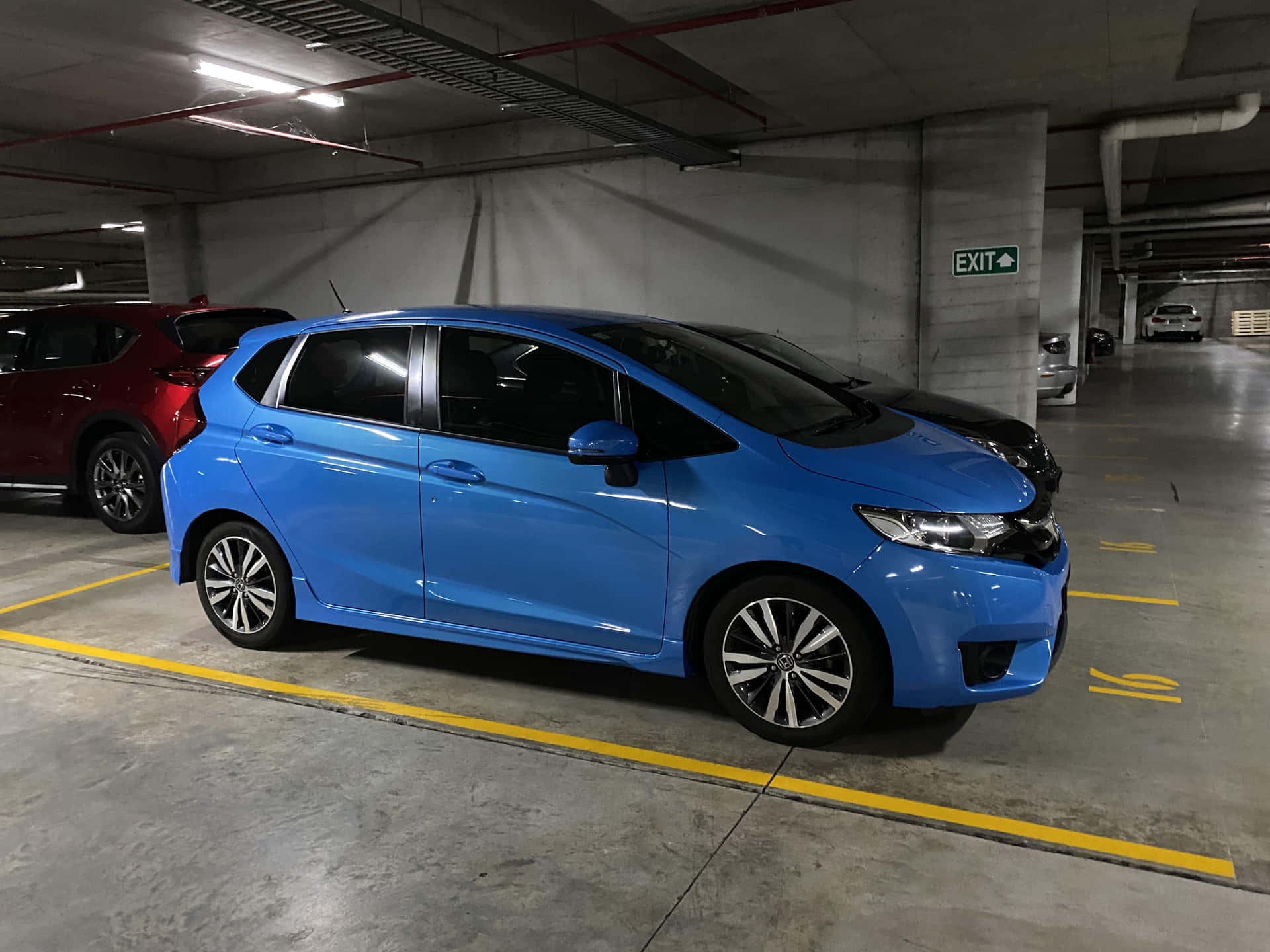 The Superior Honda Fit - Road Agility and Efficiency Wallpaper