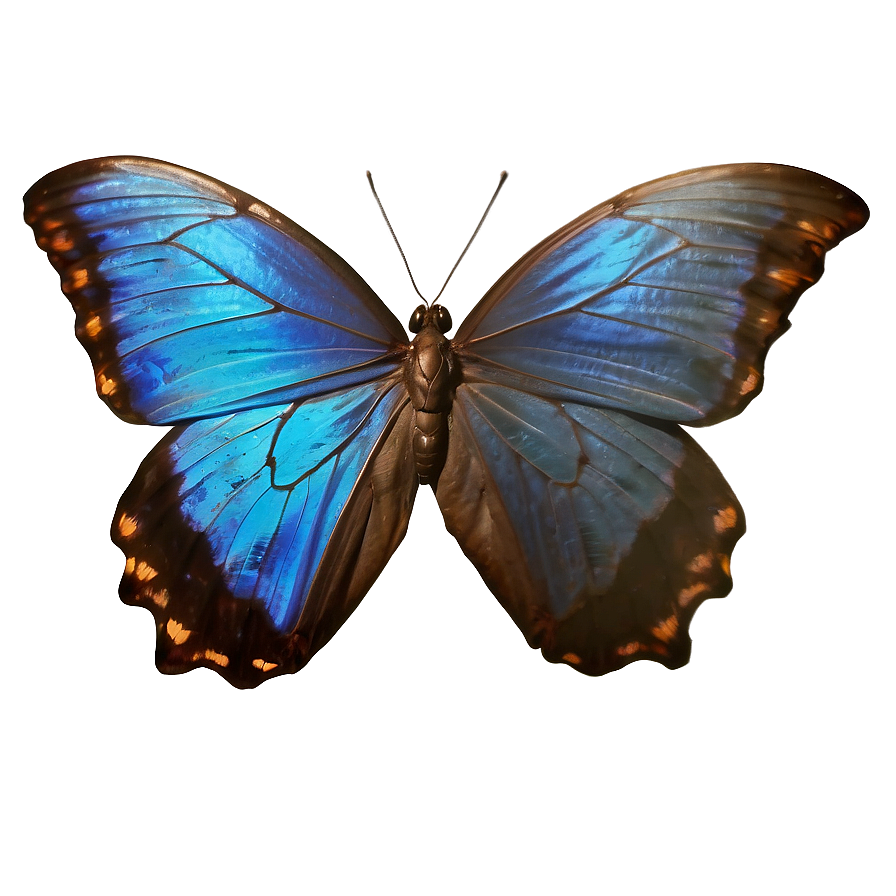 Download Honduras Blue Morpho Butterfly Png Opp | Wallpapers.com