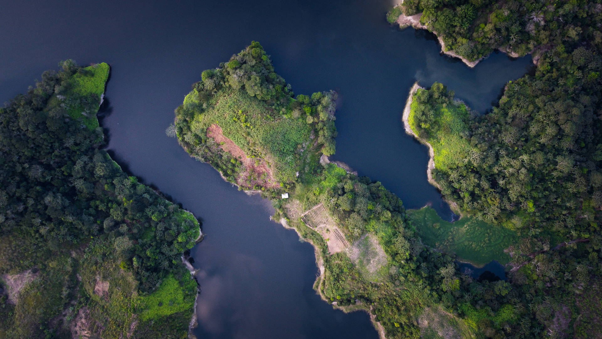 Honduras Island Aerial View Wallpaper