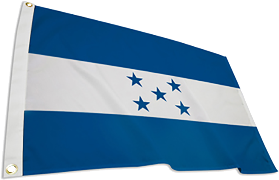 Honduras National Flag Waving PNG