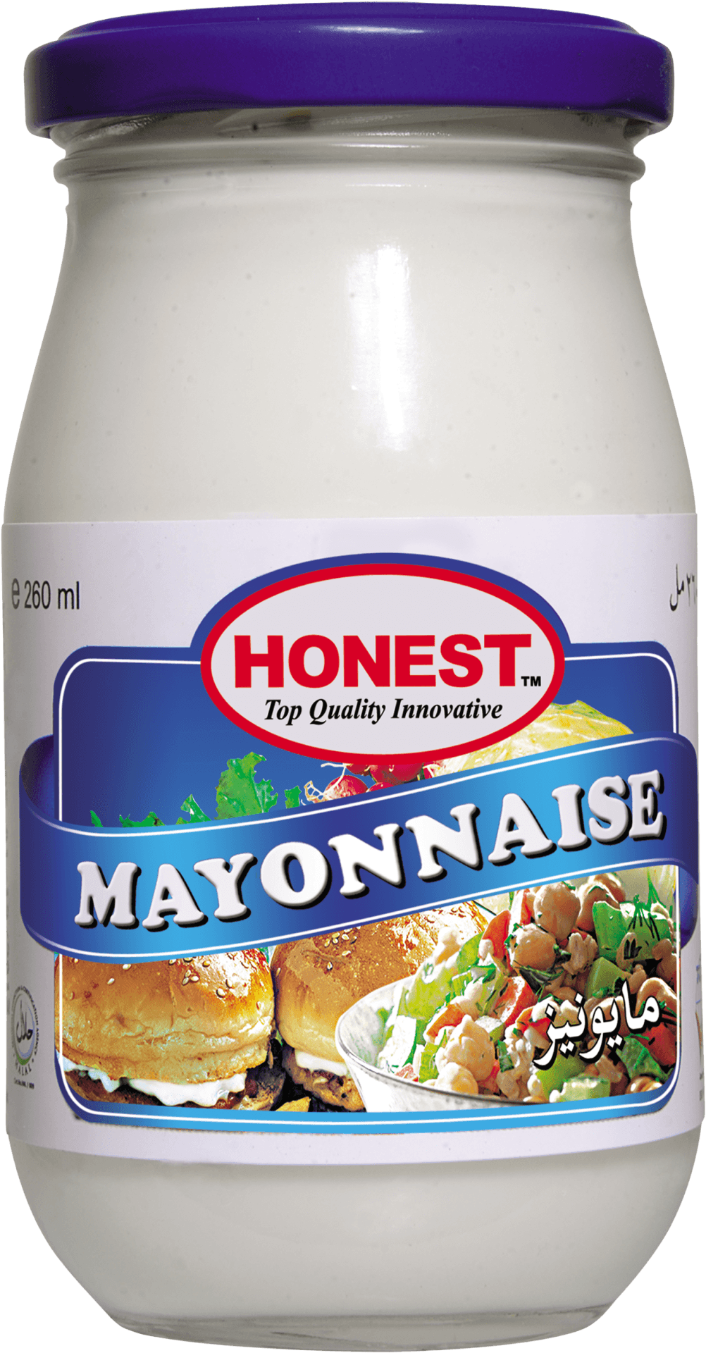 Honest Mayonnaise Jar260ml PNG