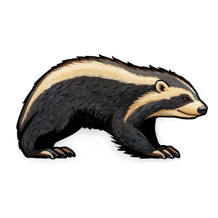 Honey Badger B PNG