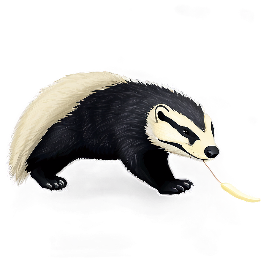 Honey Badger Black And White Png Fhw73 PNG