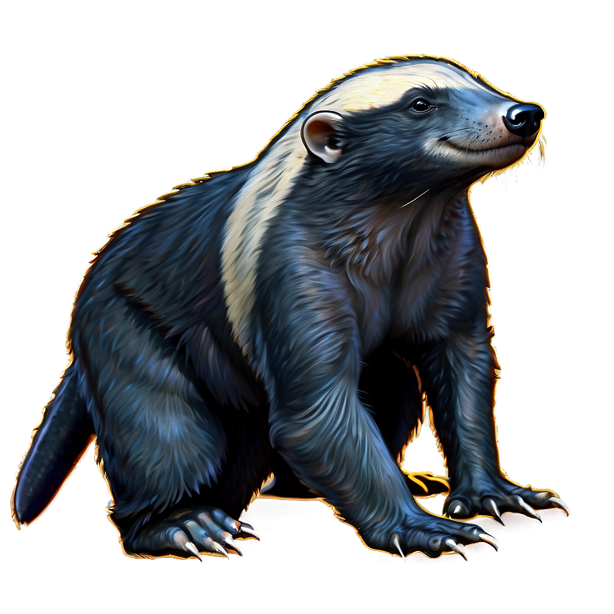 Honey Badger Family Illustration Png Ihb PNG