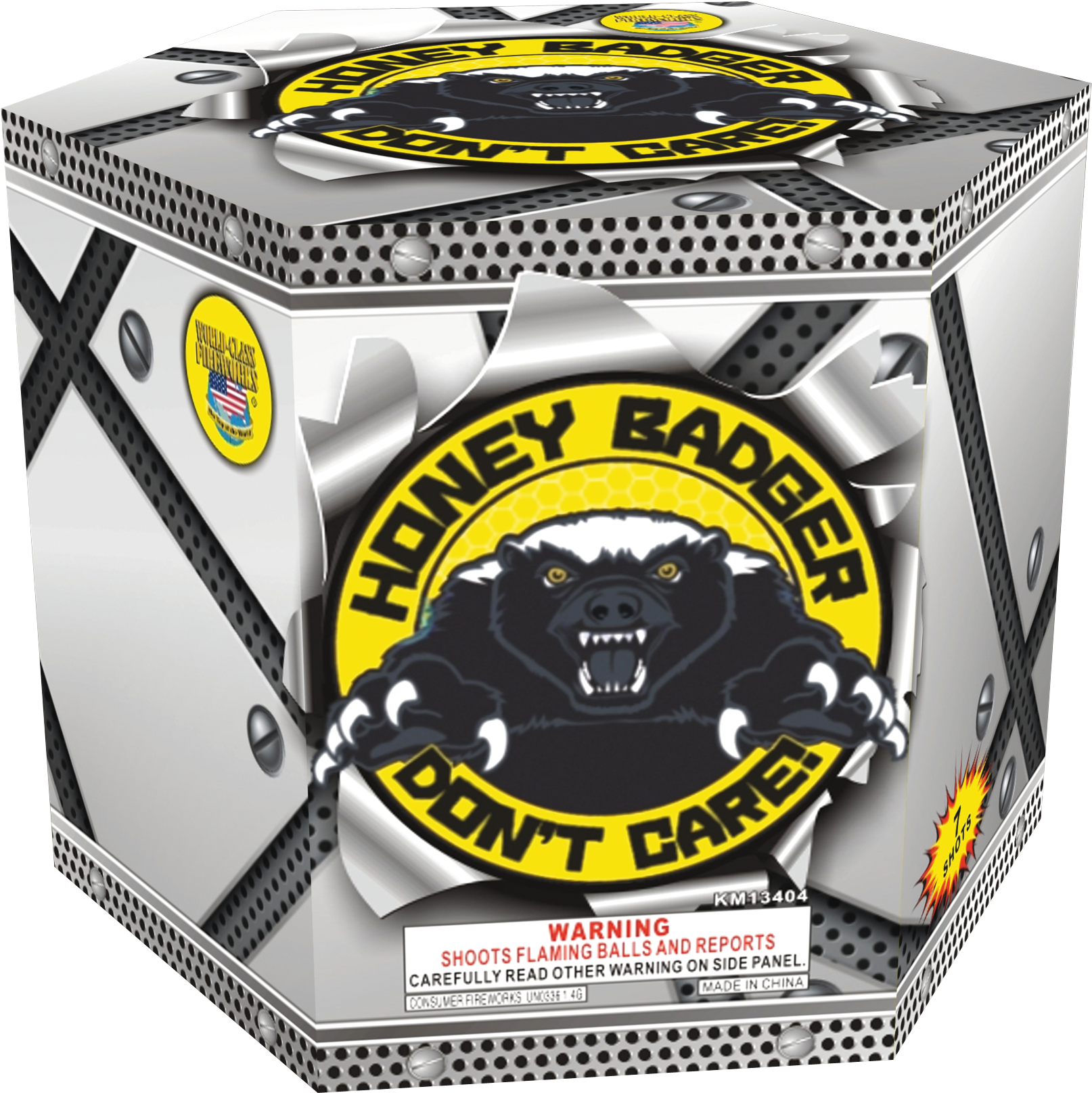 Honey Badger Fireworks Packaging PNG