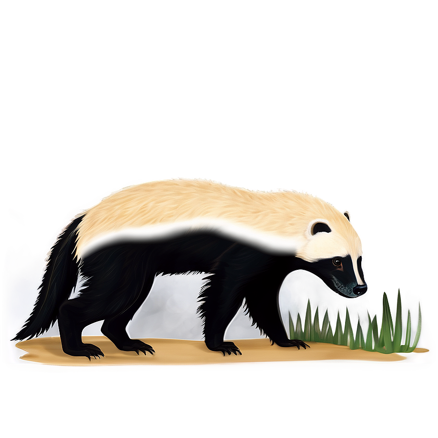 Download Honey Badger Habitat Scene Png Dpn | Wallpapers.com