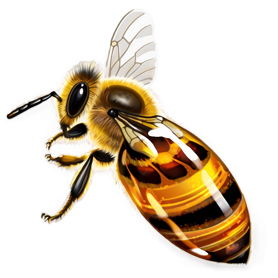 Download Honey Bee Collecting Pollen Png Sjg 6127