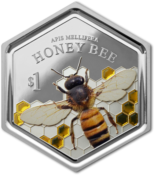 Honey Bee Commemorative Coin PNG