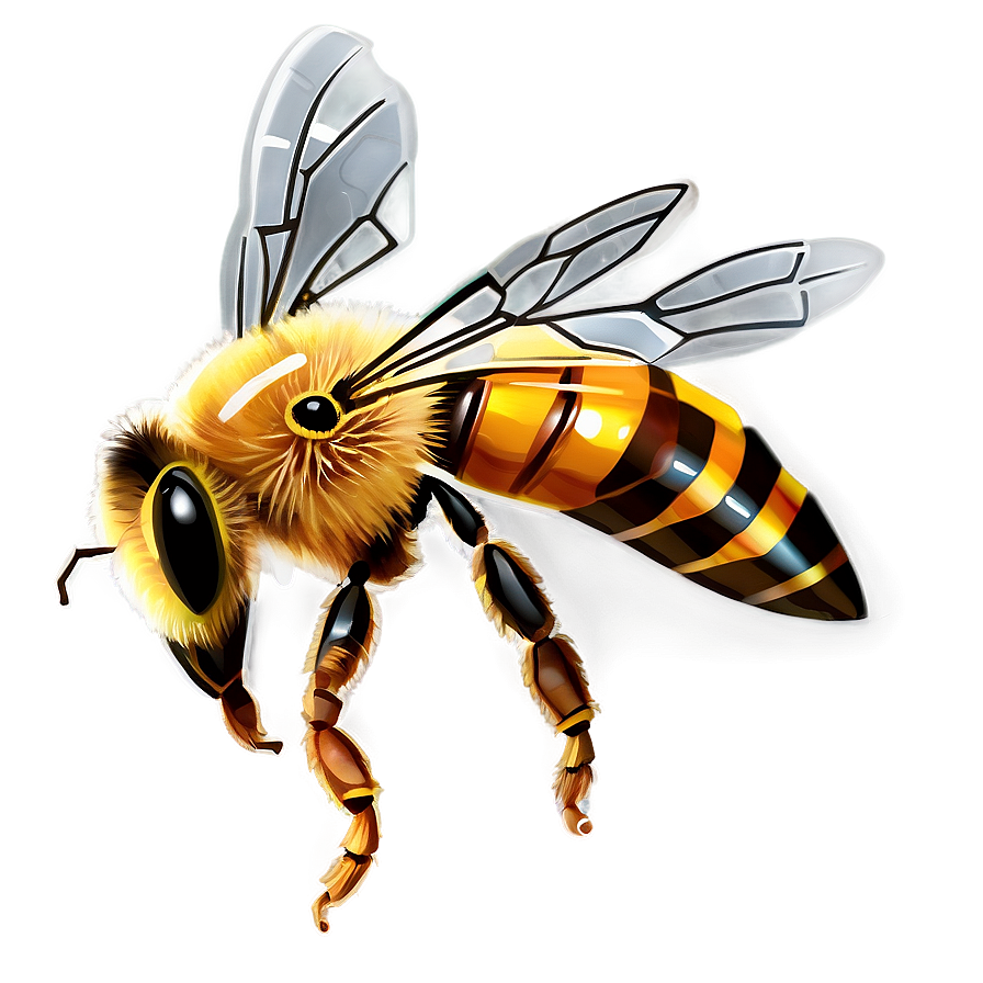 Honey Bee D PNG