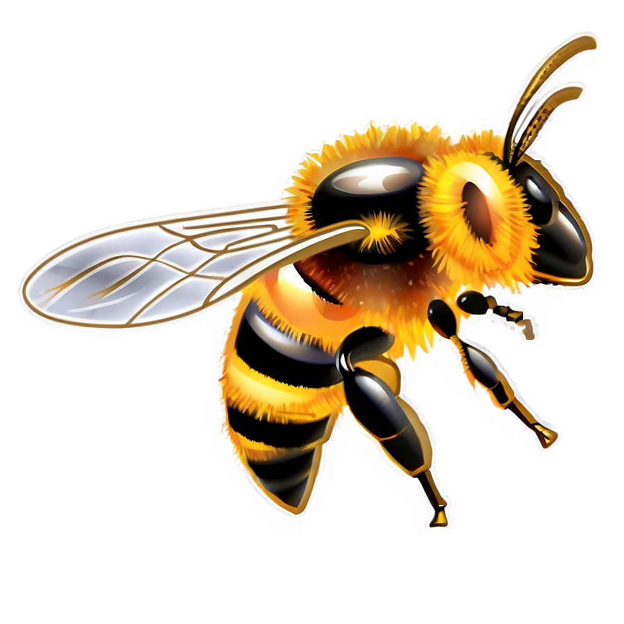 Download Honey Bee Drawing Png Sfx23 | Wallpapers.com