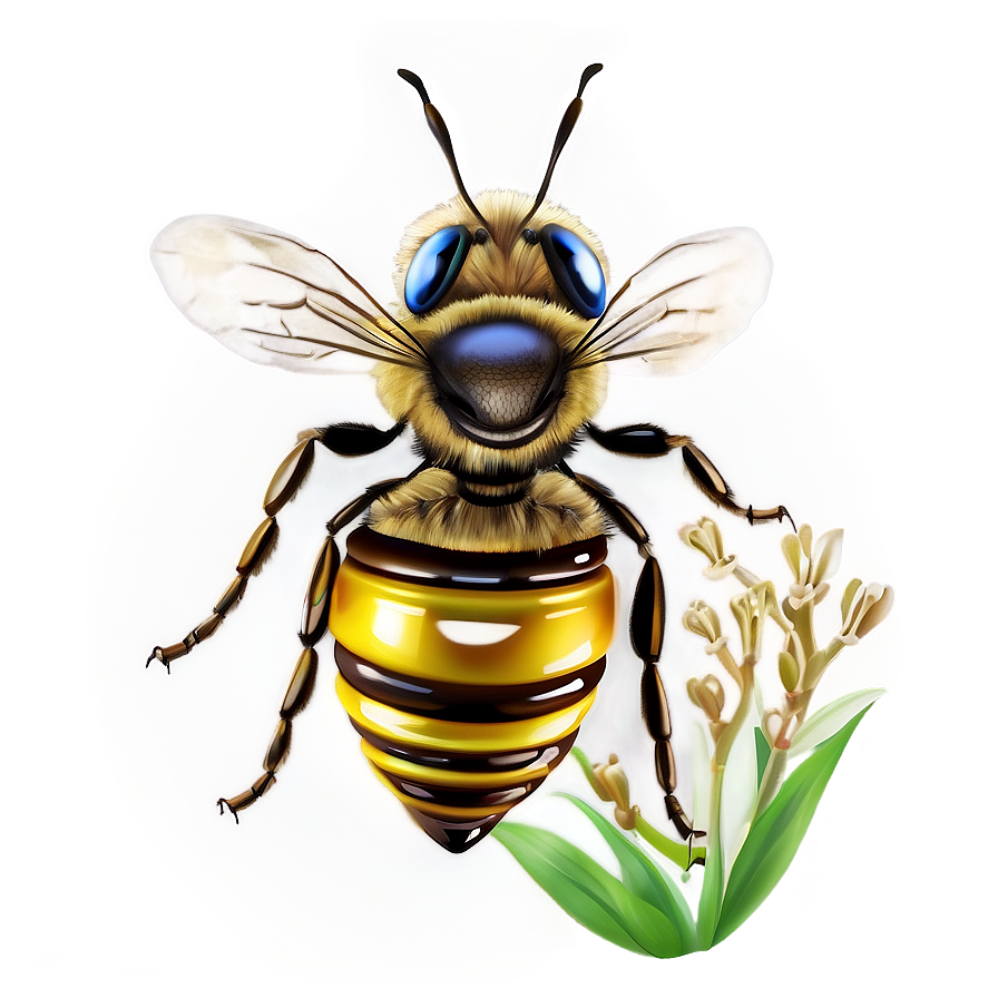 Honey Bee Environment Png Qgo PNG