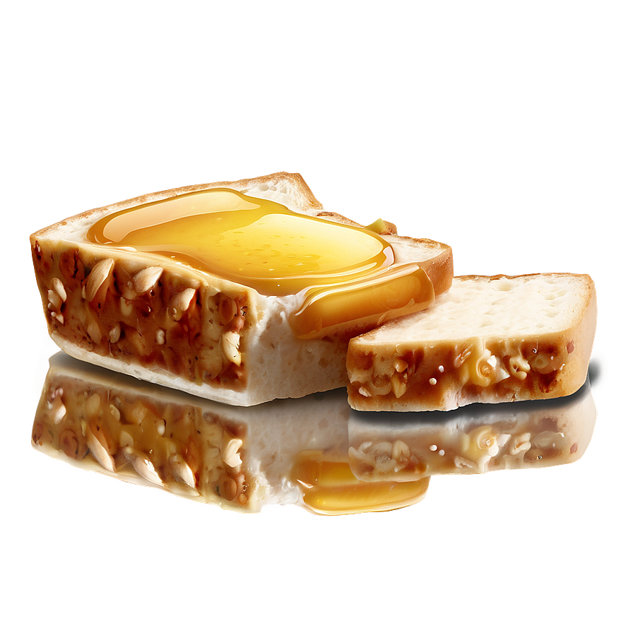 Honey Bread Slice Png 06132024 PNG