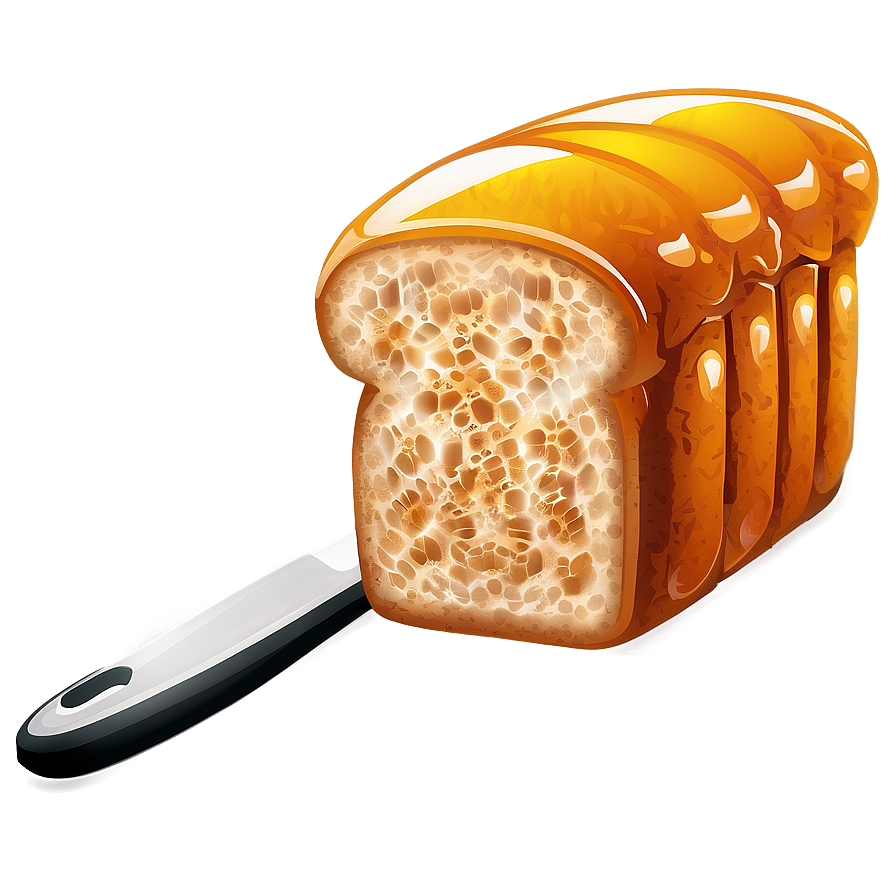 Honey Bread Slice Png Bxh73 PNG