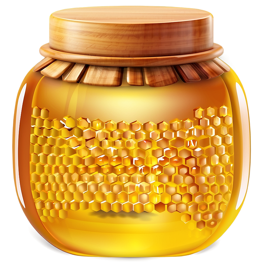 Honey Jar Illustration Png Dty15 PNG