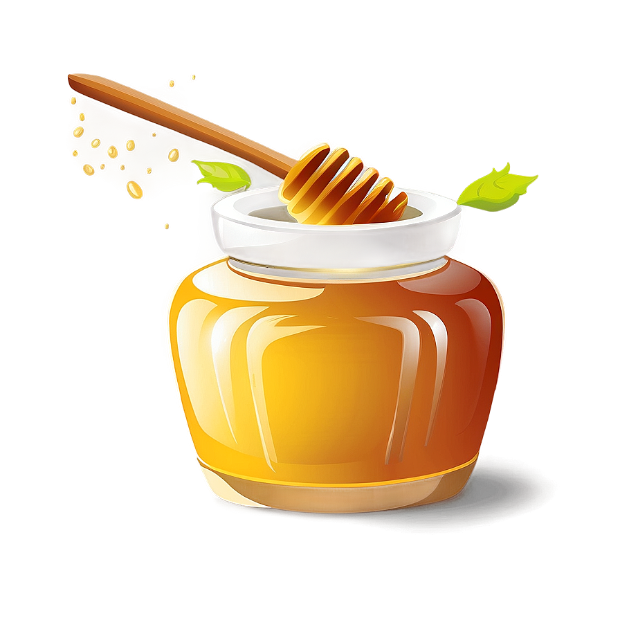 Honey Jar In Kitchen Png 06212024 PNG