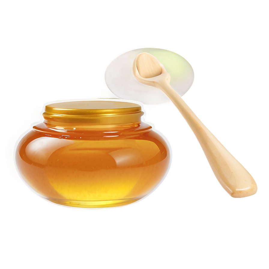 Honey Jar Spoon Png Qvj PNG