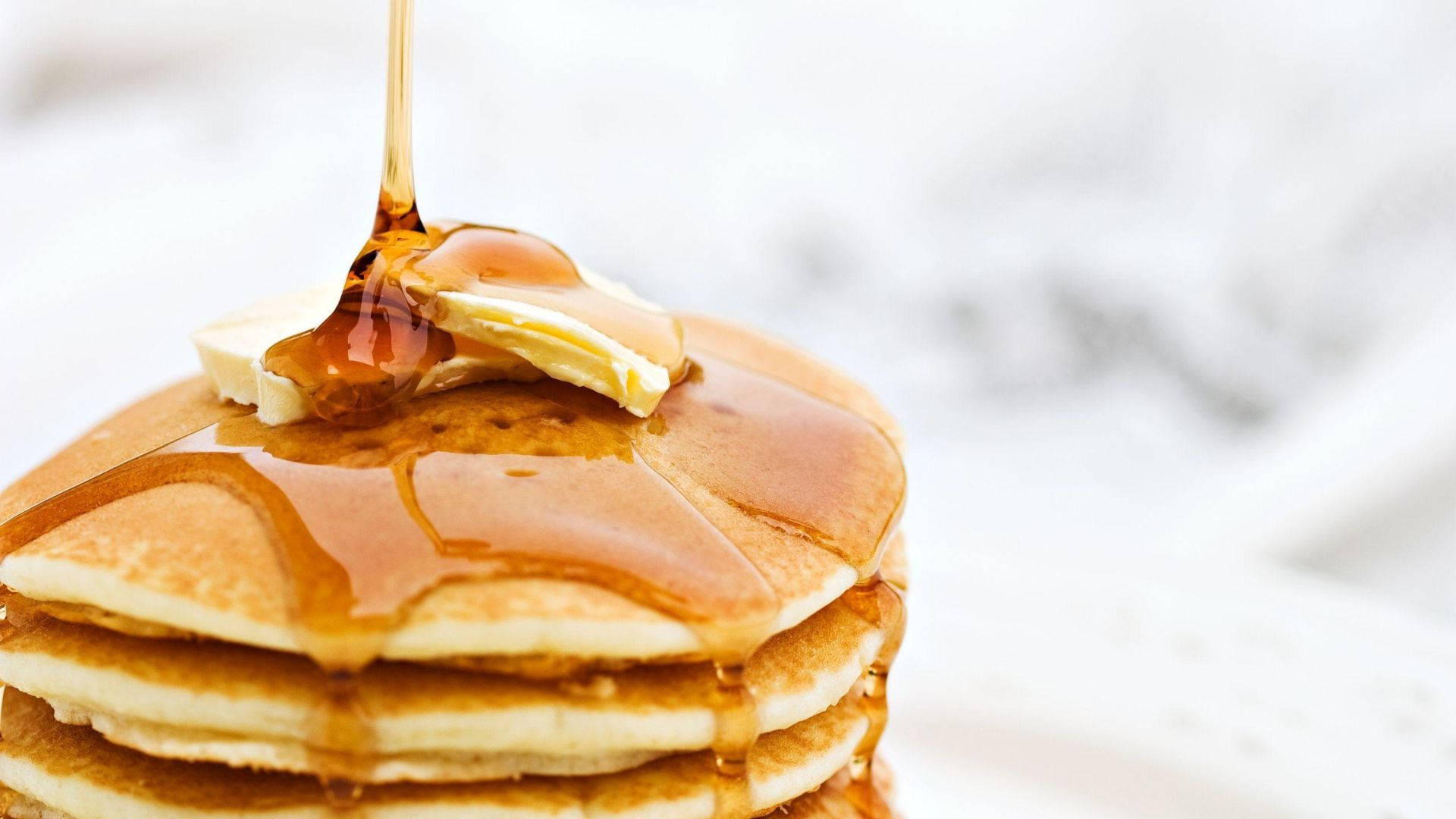 Honey On Pancakes