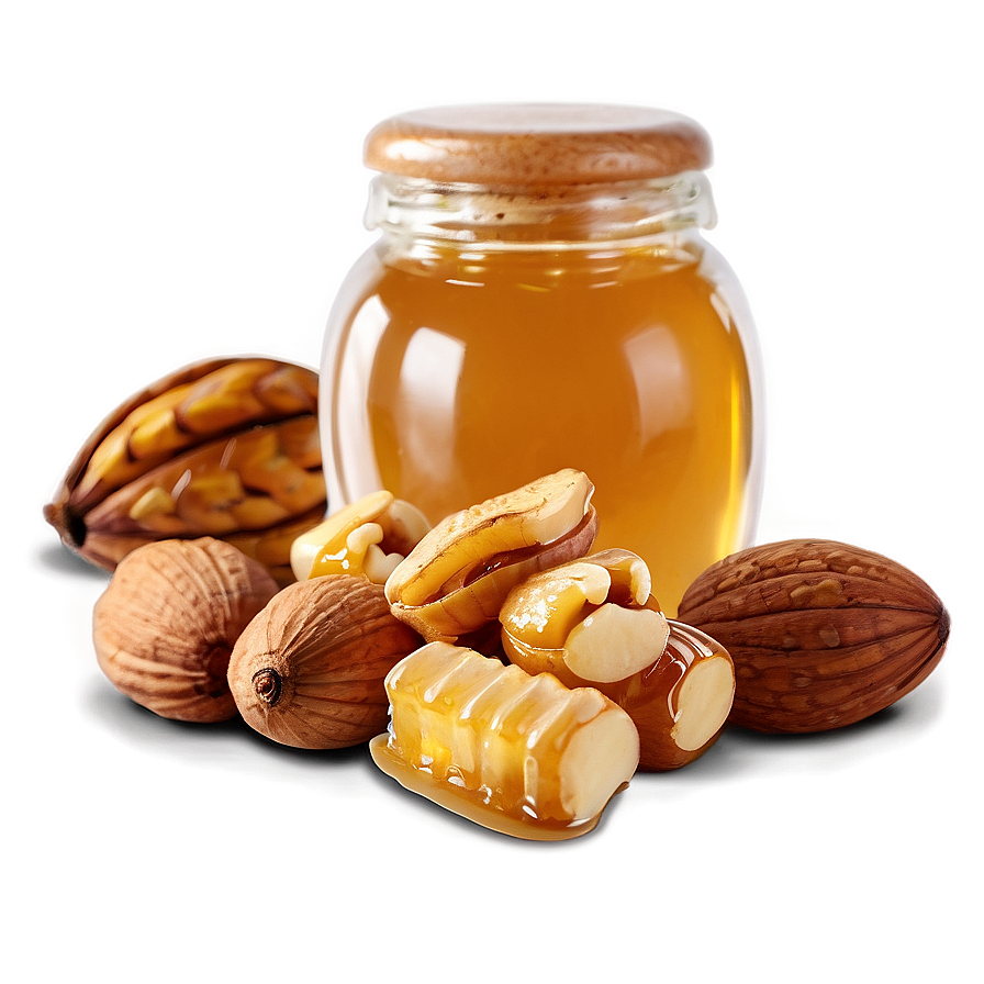 Honey With Nuts Png 20 PNG